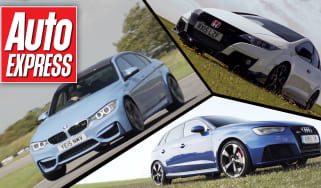 Honda Civic Type R vs M3 and RS3