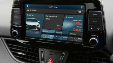 Hyundai i30 N - infotainment screen