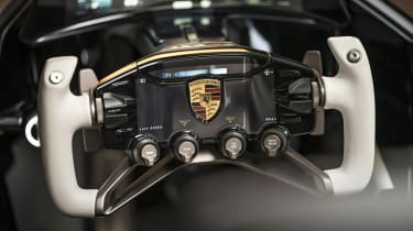 Porsche Mission X studio - steering wheel