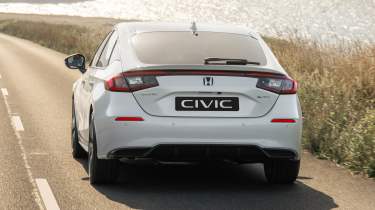 Honda Civic facelift - rear 3/4