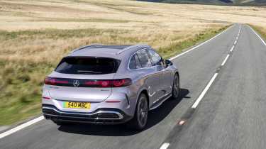 Mercedes GLC Electric - rear cornering 