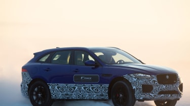 Jaguar F-Pace prototype - profile