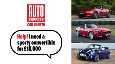 Used car hunter: £18k sporty convertible cars - header image 
