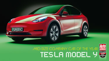 Tesla Model Y - Mid-size Company Car of the Year 2023