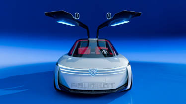 Peugeot Polygon concept - full front doors open