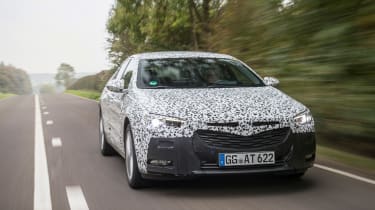 Vauxhall Insignia prototype - front tracking