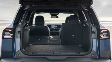 Jeep Compass - boot, seats partially folded