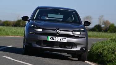 Citroen e-C4 - front cornering 