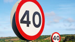 Speed limit sign