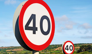 Speed limit sign