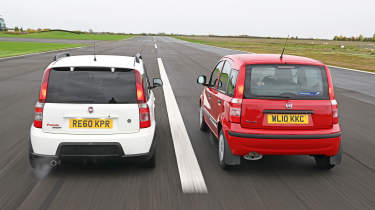 Fiat Panda Mk3 and 100HP - rear end