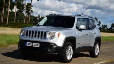 Used Jeep Renegade - front action