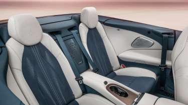 Maserati GranCabrio Folgore rear seats