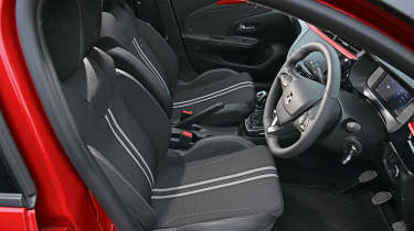 Vauxhall Corsa - front seats