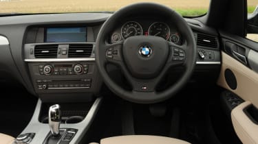 BMW X3 30d M Sport dash