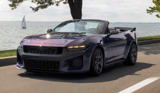 Ford Mustang Dark Horse SC convertible - front 3/4