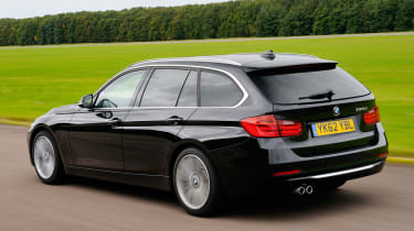 BMW 330d Touring rear tracking