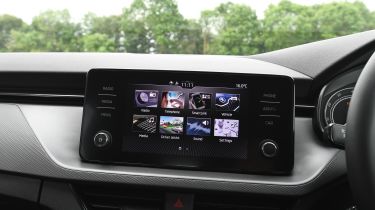 Skoda Scala infotainment