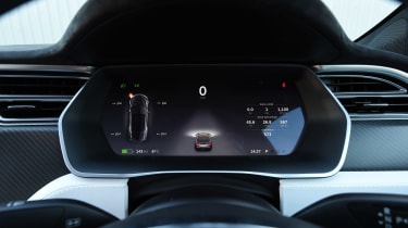 Tesla Model S P100D - dials