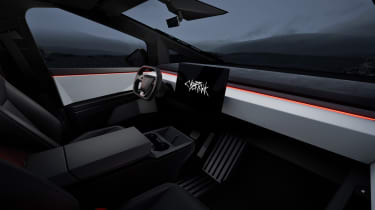 Tesla Cybertruck 2023 official interior