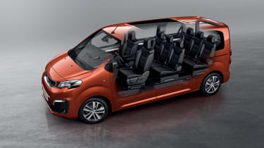 Peugeot Traveller MPV seats