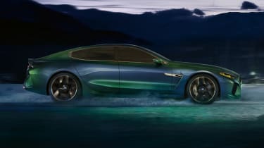 BMW M8 Gran Coupe - side profile
