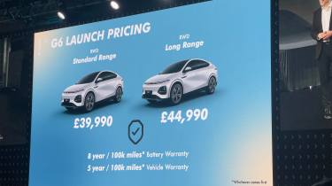 XPeng G6 pricing