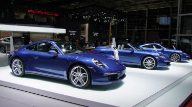 Porsche 911 Carrera 4 and 4S at Paris