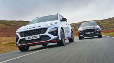 Hyundai Kona N and Ford Puma ST