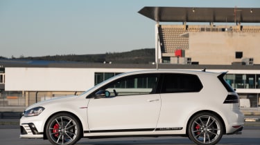 New Volkswagen Golf GTI Clubsport side profile