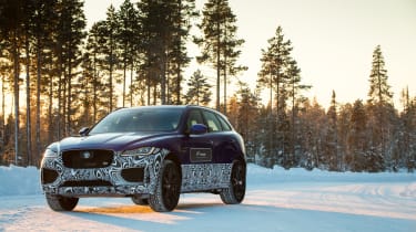 Jaguar F-Pace prototype - front three quarter
