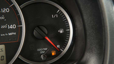 Used Toyota Yaris - fuel warning light