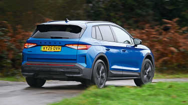 Skoda Elroq vRS - rear cornering