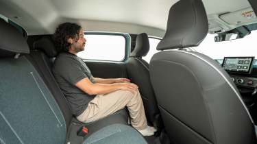 Jordan Katsianis sat in the Dacia Spring