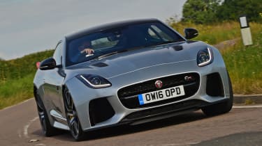 Jaguar F-Type SVR - front cornering