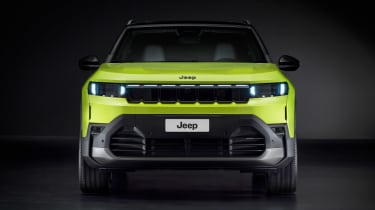 Jeep Compass - full front yellow