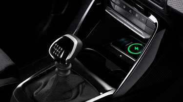 New Citroen C3 supermini - gear lever and climate control buttons