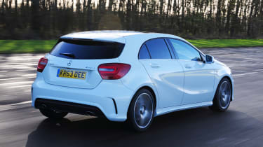 Mercedes A250 4MATIC AMG rear tracking