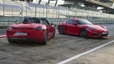 Porsche Cayman GTS and Boxster 718 GTS