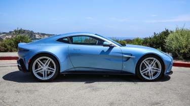 Aston Martin Newport Beach Heritage Edition Collection - silver/blue side
