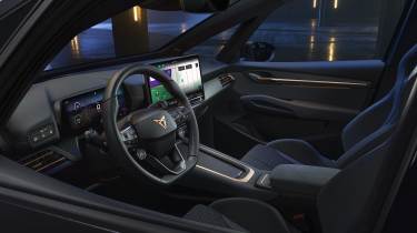 New Cupra Born VZ facelift - front interior 