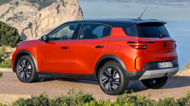 Vauxhall Frontera Electric GS Canton Orange - static rear 3/4