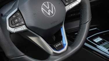 New Volkswagen Golf GTE steering wheel