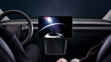 Tesla Model Y Standard screen