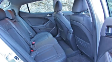 Kia Optima 1.7 CRDi rear seats