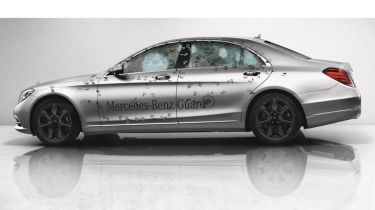 Mercedes S-Class S-Guard profile bullet test