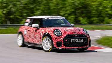 MINI JCW - spyshot front cornering