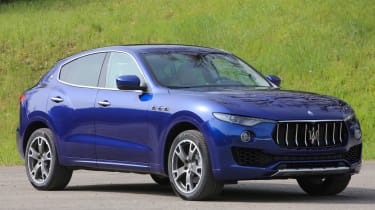 Maserati Levante SUV - front quarter blue