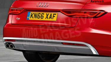 Audi A6 exclusive image (watermarked) - rear detail