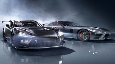 Toyota GR GT and Toyota GR GT3 - front